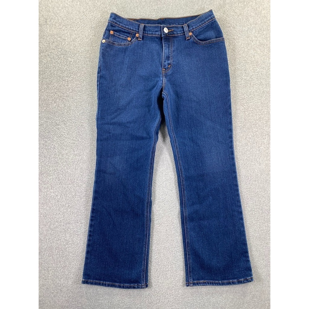 Levi's 517 Boot Cut Women's 13 Jr 32x30 Blue Jeans Dark Wash 90s Denim Retro